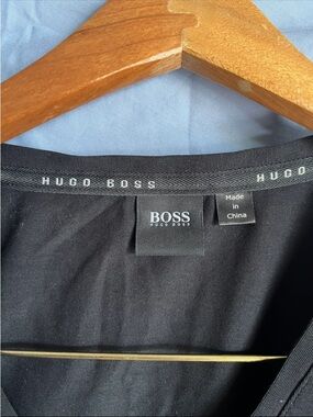 Hugo Boss Black Tee with Subtle Logo Neckband